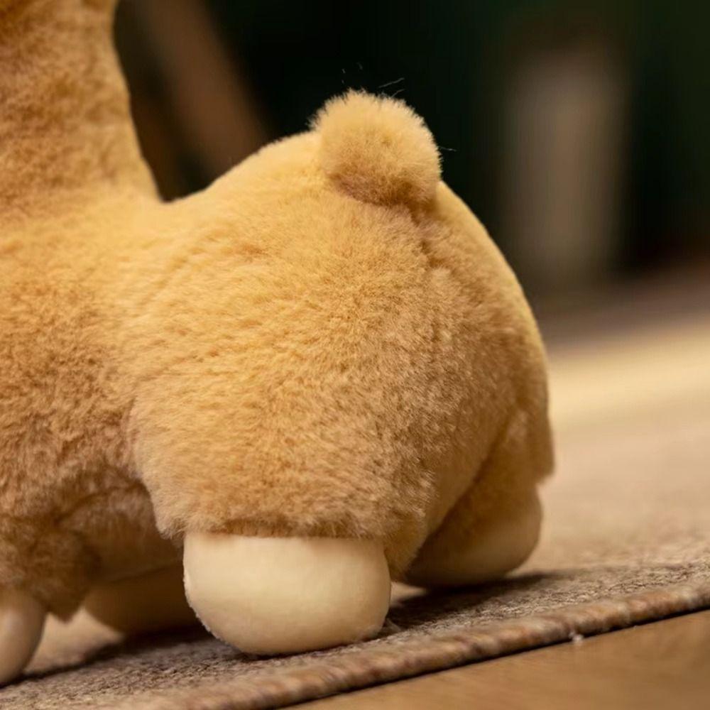 Милые плюшевые игрушки альпаки из ПП хлопка, пушистая коллекция, плюшевые куклы ламы, мягкие удобные животные, мягкие игрушки, подарки на день рождения