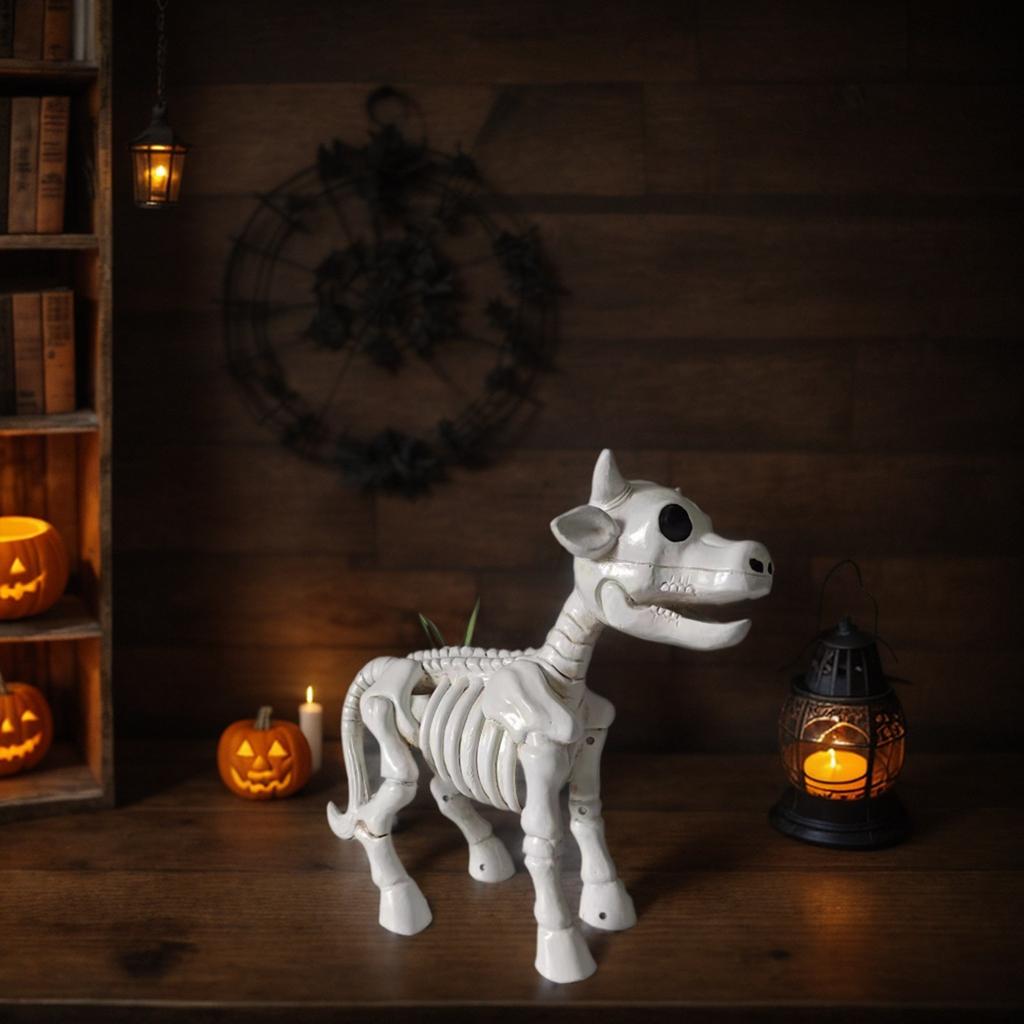 Хэллоуин Скелет коровы, Скелет коровы Хэллоуин Декор, Скелет коровы Хэллоуин на открытом воздухе