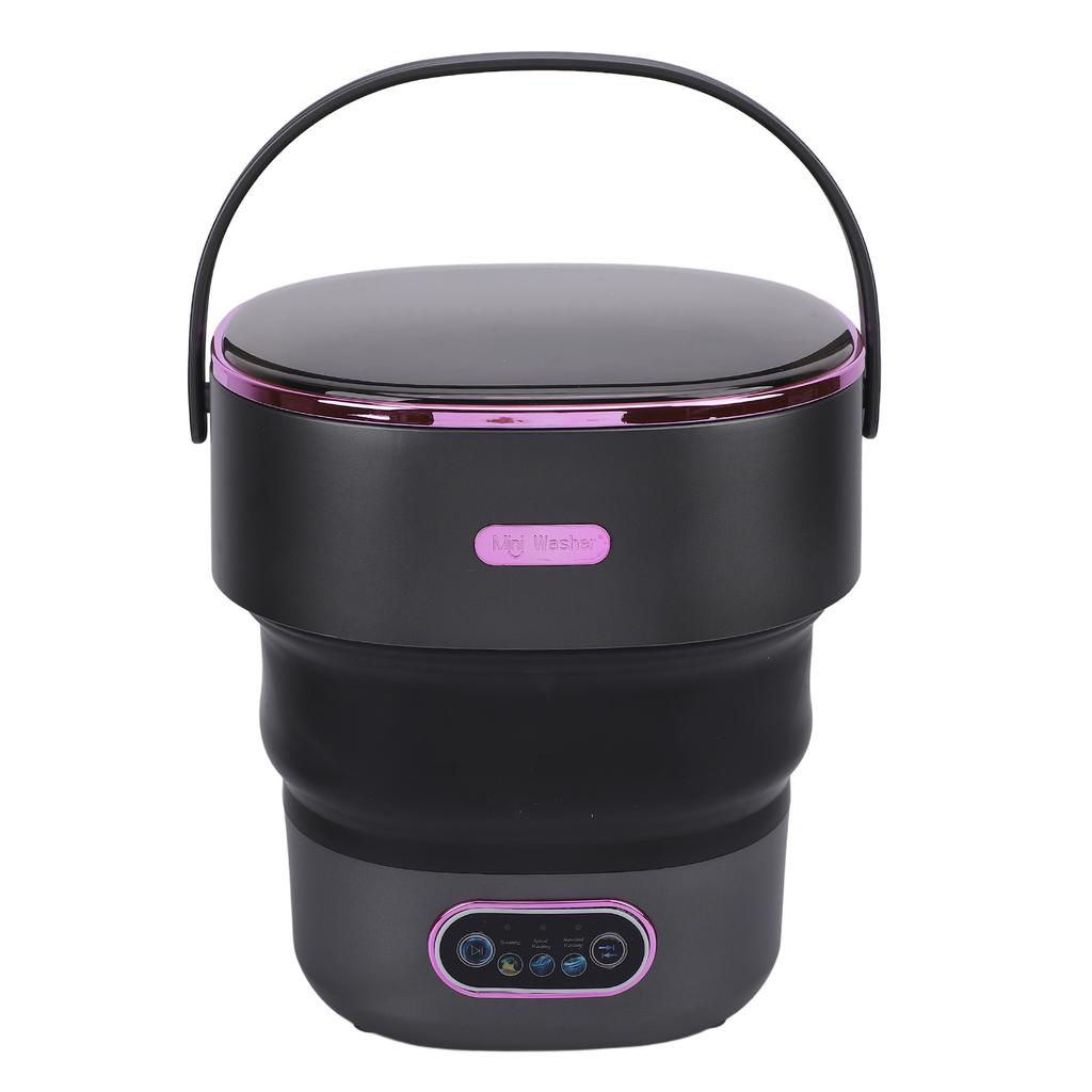 13L Foldable Clothing Washer with Drain Hose Full Automatic Mini Laundry Machine for Apartment