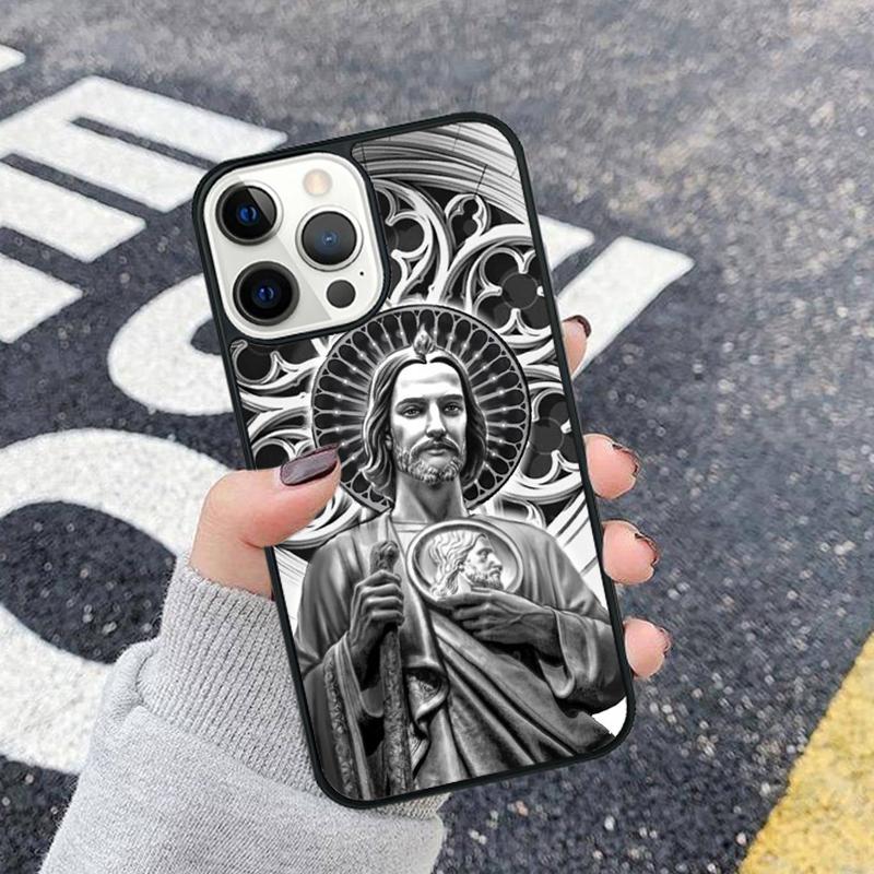San Judas Colored Design Case For iPhone 17 Air 11 12 13 14 15 16 Pro Max Cover For iPhone 17 Air 13 12 Max Plus 2020