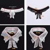 Polyamide Fake Collar DIY Lapel Half Shirt Shawl Wrap Decoration Shawl Wrap  Women Girls