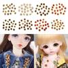 20pcs 5.5mm Flower Buckles Handmade DIY Doll Clothes New Stuffed Toys Accessories  1/6 Doll