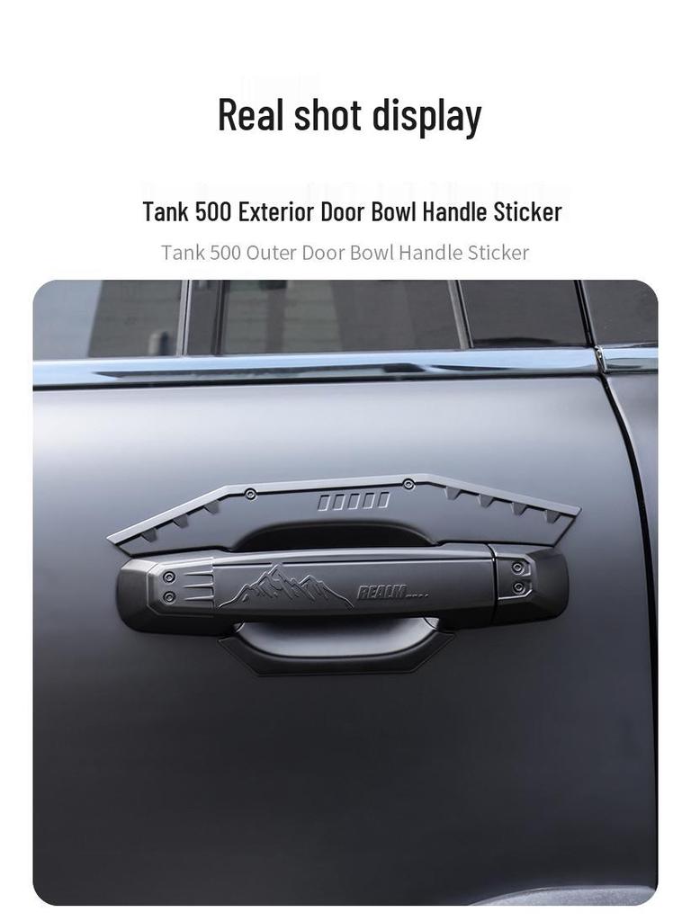 Tank 500 Hi4t/z Car Door Handle Bowl Decorative Anti-scratch Sticker