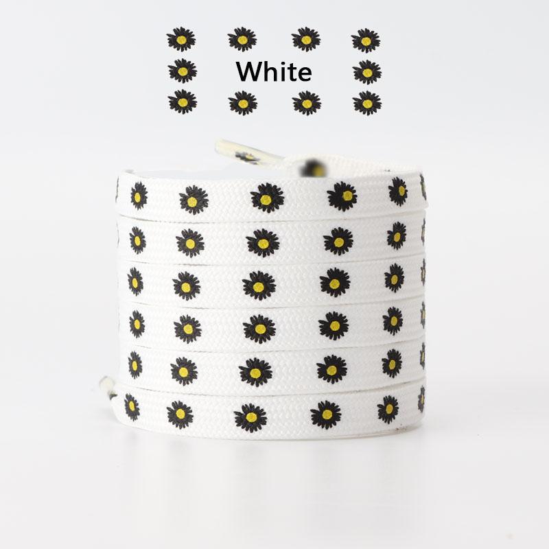 Плоские шнурки для кроссовок Шнурки для обуви с сердечками и любовью Цветы Маленькие ромашки Сакура Шнурки для обуви Высокие холщовые шнурки для обуви