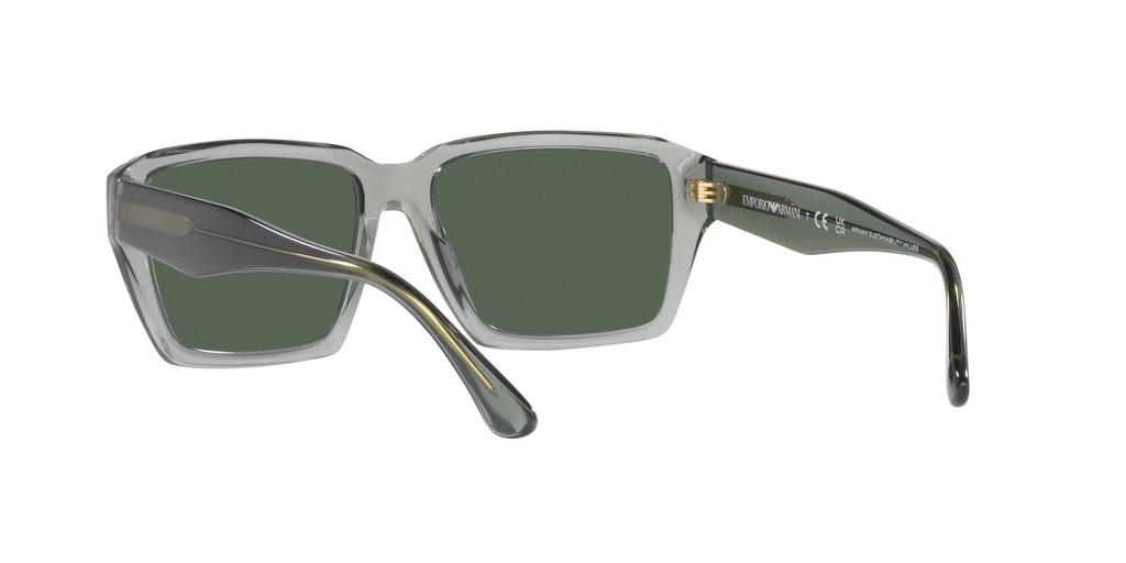 Солнцезащитные очки EA4186F 536271 БЛЕСТЯЩИЙ ПРОЗРАЧНЫЙ ЗЕЛЕНЫЙ 58 [Emporio Armani]