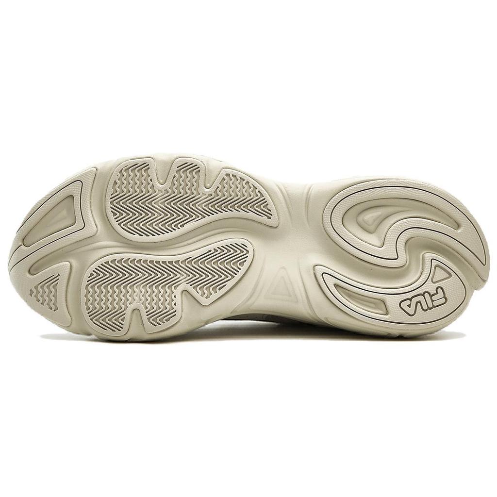 Fila Mars 1S Fabric Synthetic Leather TPU Comfortable Versatile Low-Top Casual Shoes Women Sneaker Oatmeal F12W332117FOM