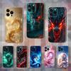 Животное Дракон Свирепый Телефон Для iPhone 14,13,12,11,17,16,15,Pro,X,XS,XR,SE,Max,Plus,Mini Прозрачный Мягкий Чехол