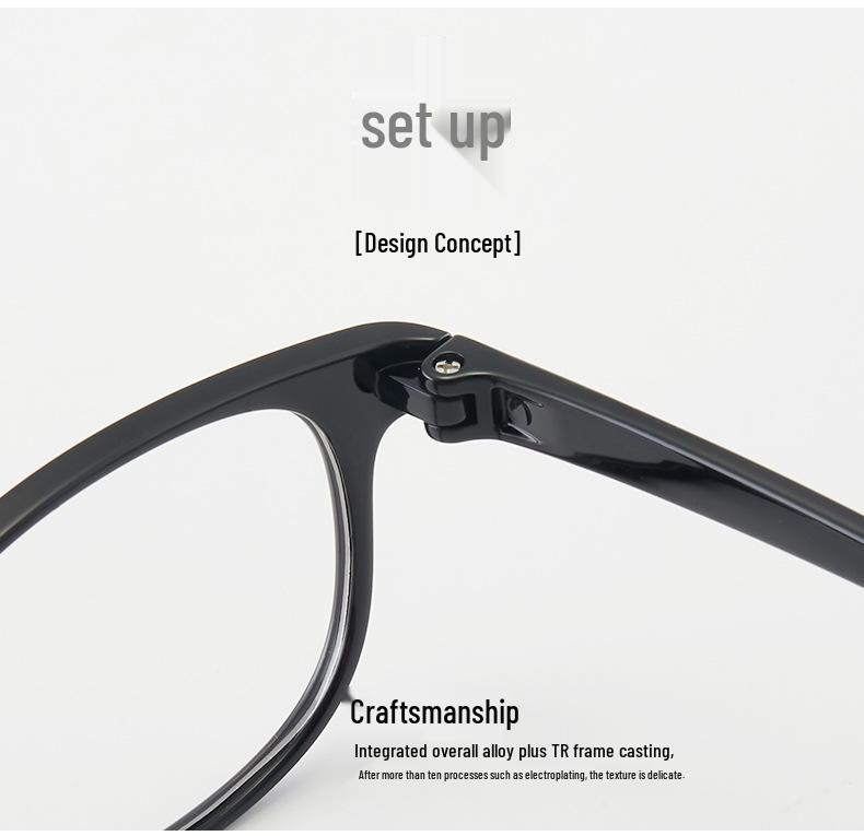 Корейская мода TR90 Сверхлегкая двухцветная оправа для очков для подростков и студентов