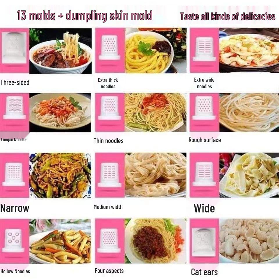 Немецкий фаворит: Автоматическая многофункциональная машина для прессования и смешивания теста для лапши и пельменей