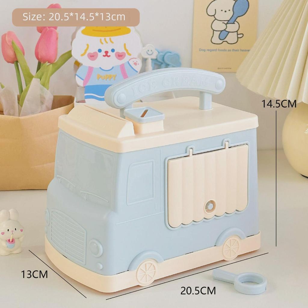 Милая запирающаяся копилка-машина для детей - только депозиты, забавный домашний декор