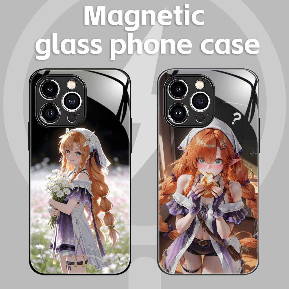 Wuthering Waves SIGRIKA Phone Case For iPhone17 16 15 14 13 12 11 X XR XS 8 Plus Mini Pro Max Glass Magnetic Case