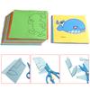 48/96sheets Children Paper Cuttings Toys Early Education Toy Colored Paper Handmade Painting Art Supply Handicrafts for Kids TMZ
