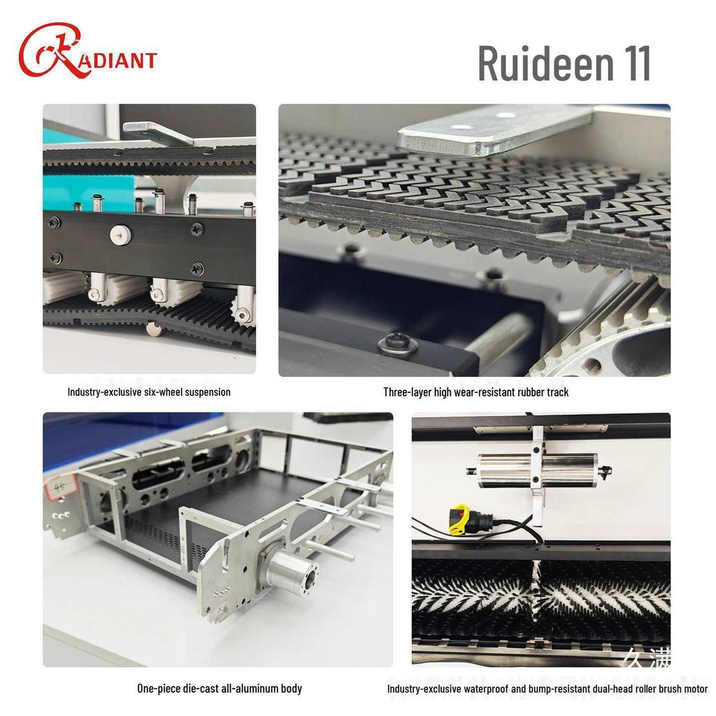Автоматический робот для очистки фотоэлектрических панелей с дистанционным управлением и технологией защиты от падения