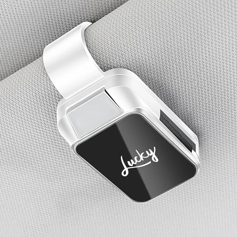 Car Visor Sunglasses Holder Multi-Function Eyewear Storage Clip Universal For Car Glasses Card Ticket Organizer Holder