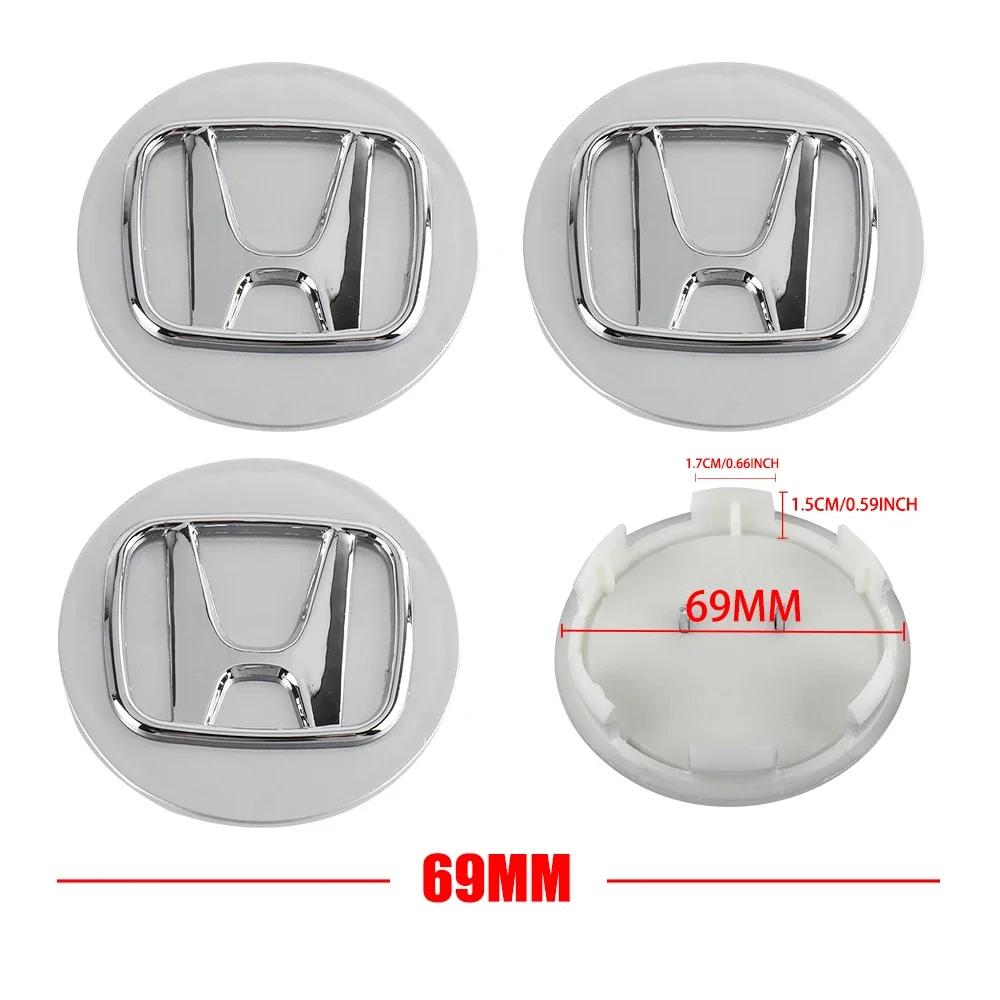 58MM/69MM Car Wheel Center Cover Hub Cap Badge Auto Accessorie For Honda CITY CIVIC Mugen TypeR Type S Vezel RR Insight Si Pilot