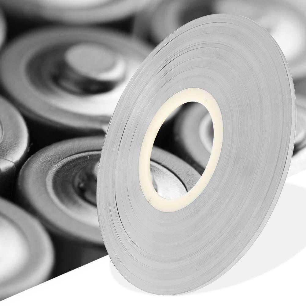 Лента-лента из никелевой стали толщиной 0,1 мм с никелевым покрытием для точечной сварки аккумуляторов, 1 кг (0.1 * 6мм)