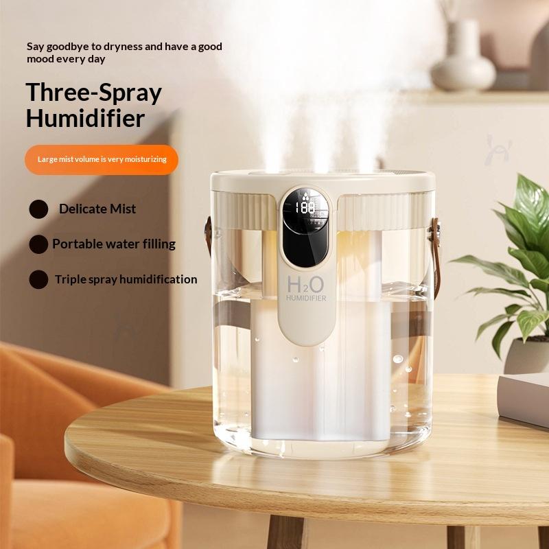 Portable Humidifier Air Freshener for Small Space 2L Large Capacity Perfect for Nightstand Dorm Bedroom Office