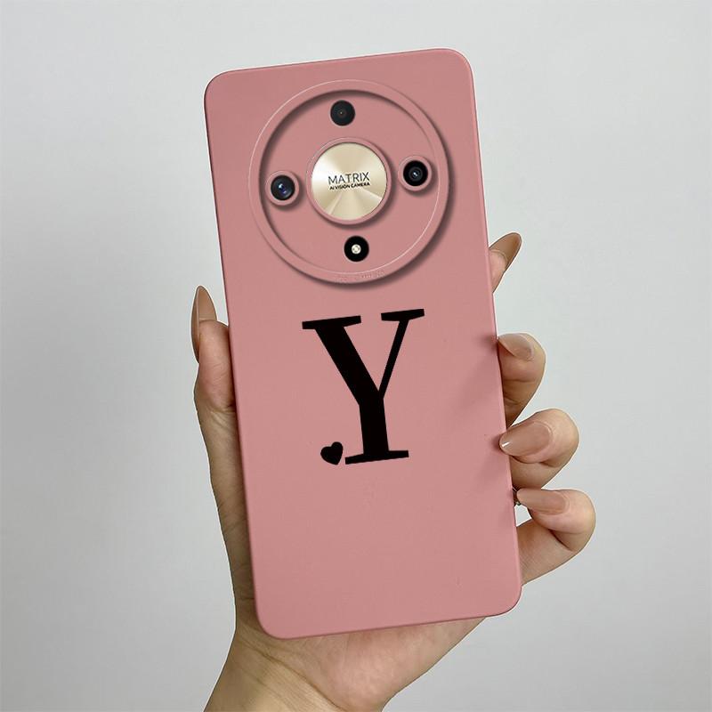 For Honor Magic5 Lite Case Magic 6 Lite Cute Couple Letters Cover Soft TPU Phone Case For Honor Magic6 Lite Magic 5 Lite Bumper