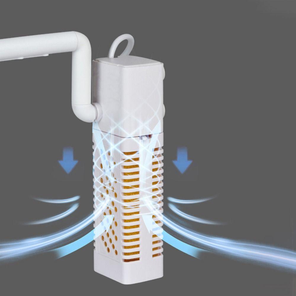 USB Погружной Аквариумный Фильтр Бесшумный Аэратор Создатель Волн Аквариумный Внутренний Фильтр Аквариум