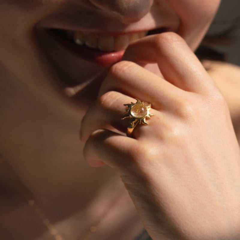 OVERGREY Apollo eye Ring - Gold
