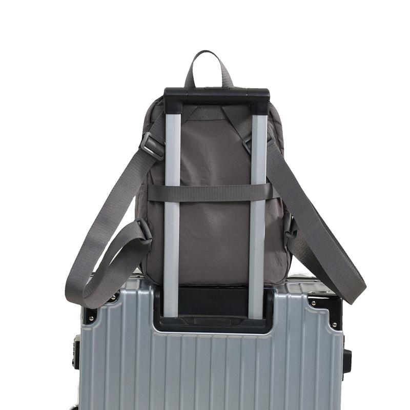 Мужской многофункциональный рюкзак, женская однотонная сумка через плечо, нейлоновый школьный ранец