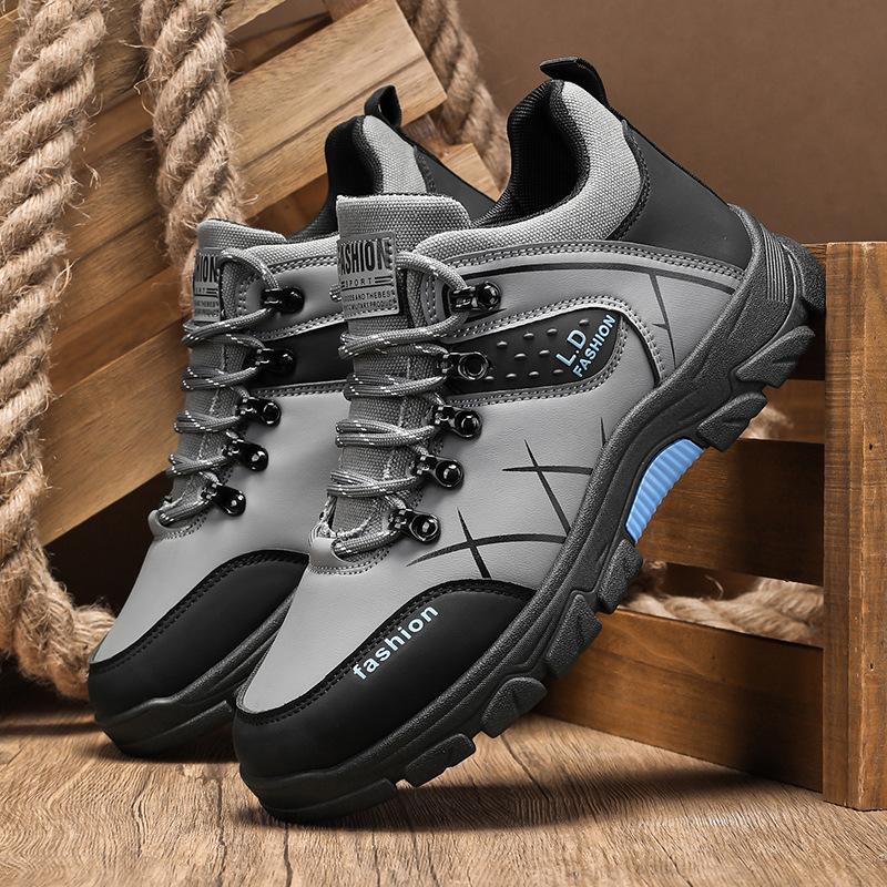 New Cross Border Large-size Men's Shoes Sports Casual Shoes British Style Outdoor Men's Hiking Shoes Trendy Shoes