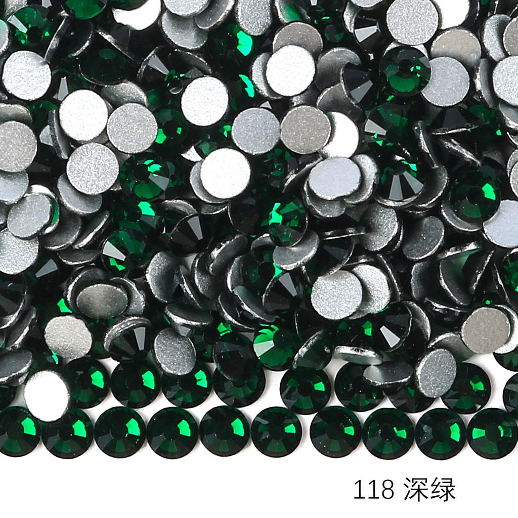 Круглый стеклянный страз DIY маникюр бриллиантовая ювелирка, наклейка-дрель для аксессуаров чехла мобильного телефона, хрустальное стекло плоское дно имитация бриллианта