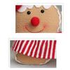 Holiday Polyester Gingerbreads Doll Decorative Pillow With Polyester Filling for Winter Comfort