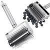 Stainless Steel Pizza Roller Puncher Effort-saving Berry Crusher Pizza Profile Puncher  Dough
