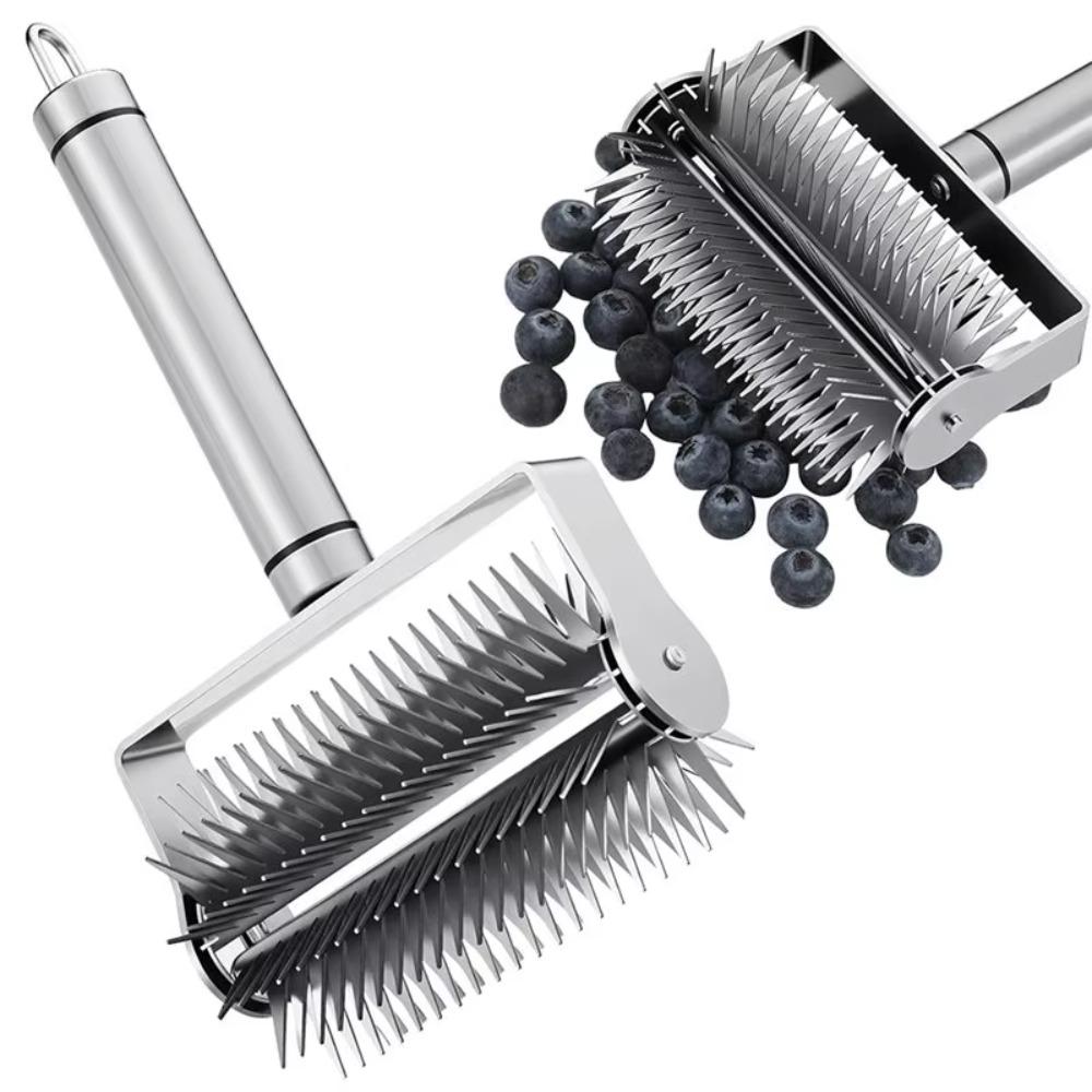 Stainless Steel Pizza Roller Puncher Effort-saving Berry Crusher Pizza Profile Puncher Dough