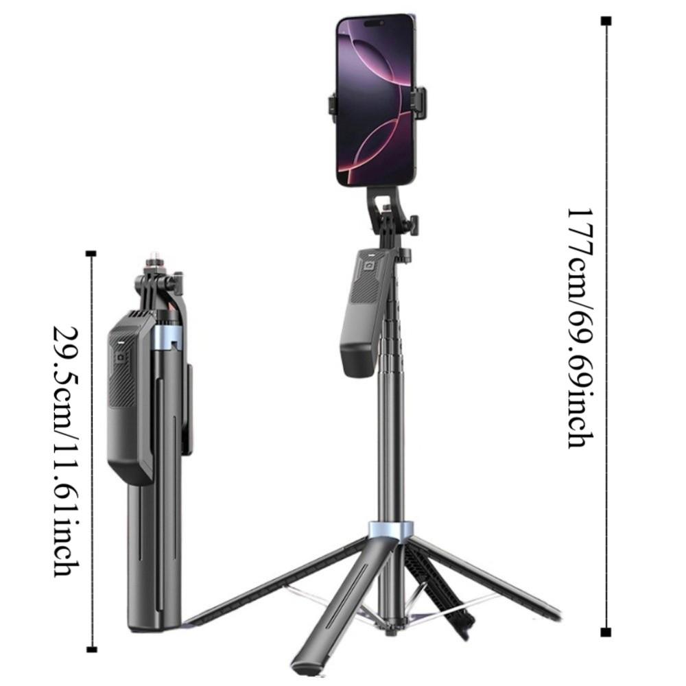 Tripod Telescopic Selfie Stick Portable Selfie Stick Stand Bluetooth Selfie Stick  Travel