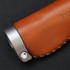 THEODORE CYCLE GRIP Bicycle Italian Genuine Leather Grips, (128 Brown)