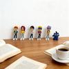 6Pcs PVC Kpop Hunter Figure Animated Movie Character Figurine Statue Cartoon Boys Collectible Model Home Office Desktop Decoration Ornament