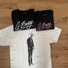 Лот из 3 новых черных с белым принтом футболок G Eazy Skull Script, размер Medium, для концерта Rap Hip Hop