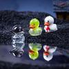 6 Pcs Mini Duckling Figurines Halloween Theme Duck Ornaments Resin Witch Ghost Zombie Duck Collectibles for DIY Aquarium Micro-Landscape Decor