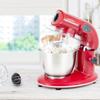 Kneading Robot With Stainless Steel Bowl 5l Ak80v2 Kitchencook Red