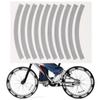 10pcs Adhesive Reflective Tape Cycling Safety Warning Sticker Bike Reflector Tape Strip for Car
