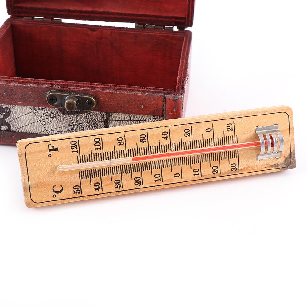 Wall Hanging Practical Room Wood Garage Indoor Direct Reading Type Logger Thermometers Wall-mounted