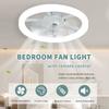 Intelligent Ceiling Fan Remote Control Bedroom Decoration Ventilation Fan Light 45cm Bedroom Decoration Silent Fan With Light
