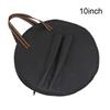 Портативная 10-дюймовая черная водонепроницаемая сумка для беззвучного барабана, сумка для хранения барабана из ткани Оксфорд