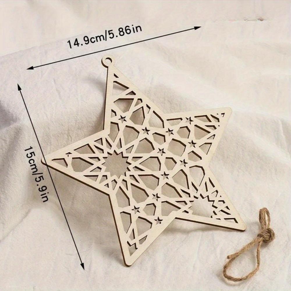 1 шт. ретро этнический стиль полые резные деревянные подвесные украшения креативное окно крыльцо сад тень художественное украшение