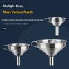 Gianxi Funnel Household Kitchen Food Grade Stainless Steel Wine Strainer Filter Refueling Pouring Spoon Wine Extract
