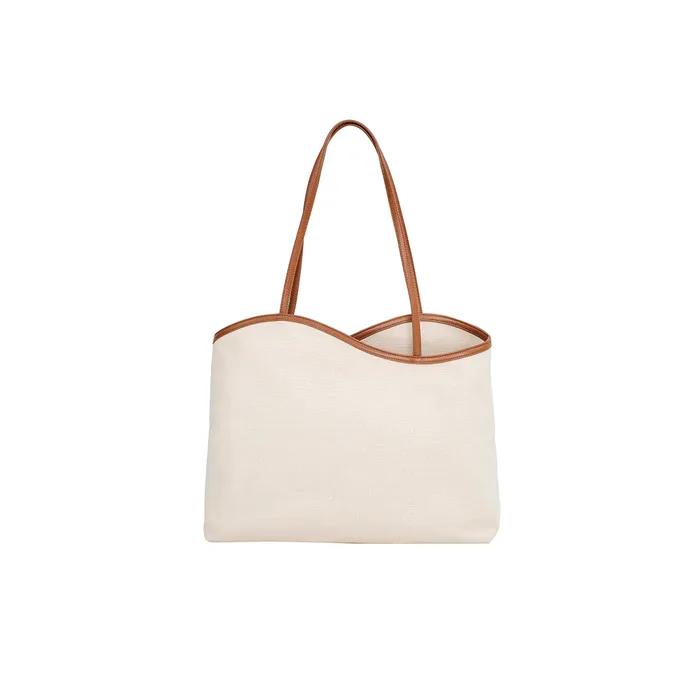 heart BAG - canvas camel