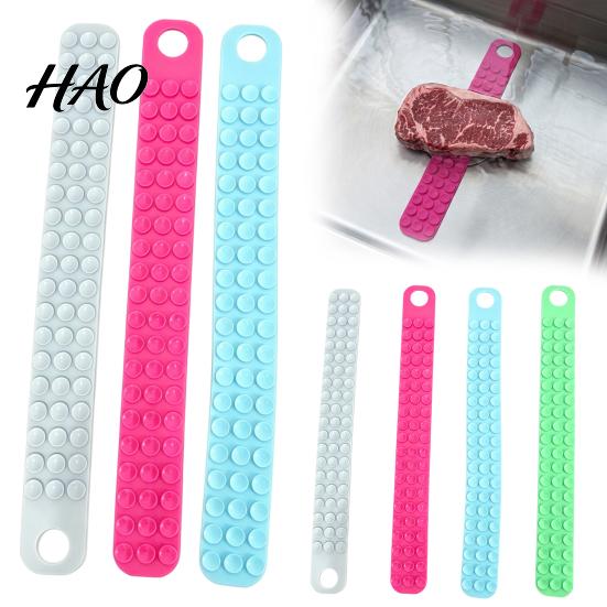 Kitchen Gadgets for Meal Prep Meat Thawing Belt, Silicone Sink Fixator Belt with Super Suction, Longer Assistant Faster Safer Defrosting Wall