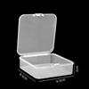 Pp Transparent Box Rectangular Flip Storage Box Square Packaging Case Round Blister Box Accessories Organizing Product Packag