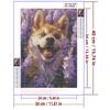 5d DIY Алмазная картина, вышивка крестом, милые животные, корги, алмазная вышивка, мозаика, лаванда, полный круглый дрель, домашний декор