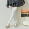 Осенне-зимние утолщенные чулки выше колена женские японские однотонные высокие носки в студенческом стиле