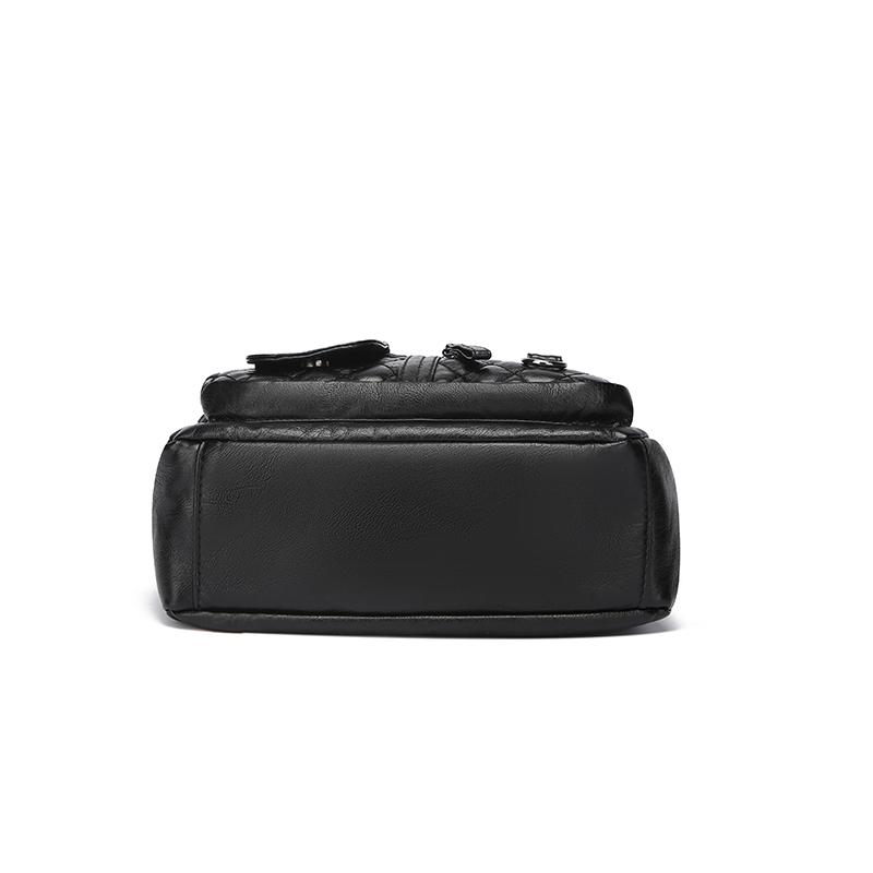 Женская многокарманная стеганая многослойная сумка через плечо AVE