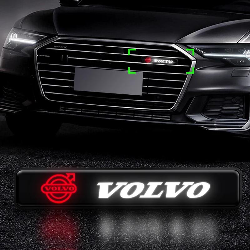 Car Mid-net Lamp Badge Emblem Decoration Styling Auto Accessories For Volvo V60 XC60 XC90 S60 XC40 V40 S80 T6 V90 EX90 S90 V70