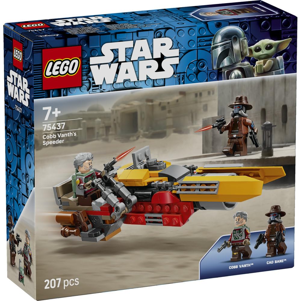 Конструктор LEGO Star Wars Спидер Кобба Вэнса - Подарок на день рождения - Строительные блоки - Для мальчиков и девочек - Возраст 7, 8, 9 лет - Ученики начальной школы - Космическая битва